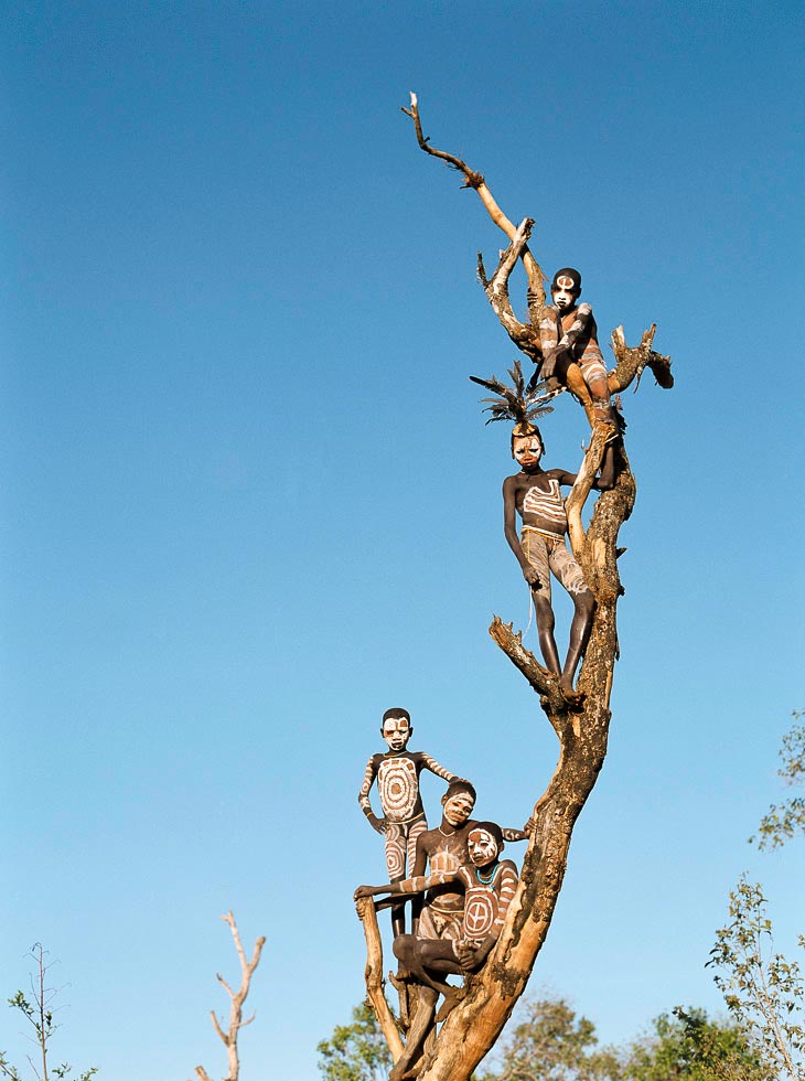 Young boys, The Surma People (Мальчики. Племя Сурма), 1996