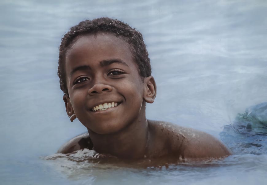 Smiling boy in Jamaica (Улыбающийся мальчик с Ямайки), 2023