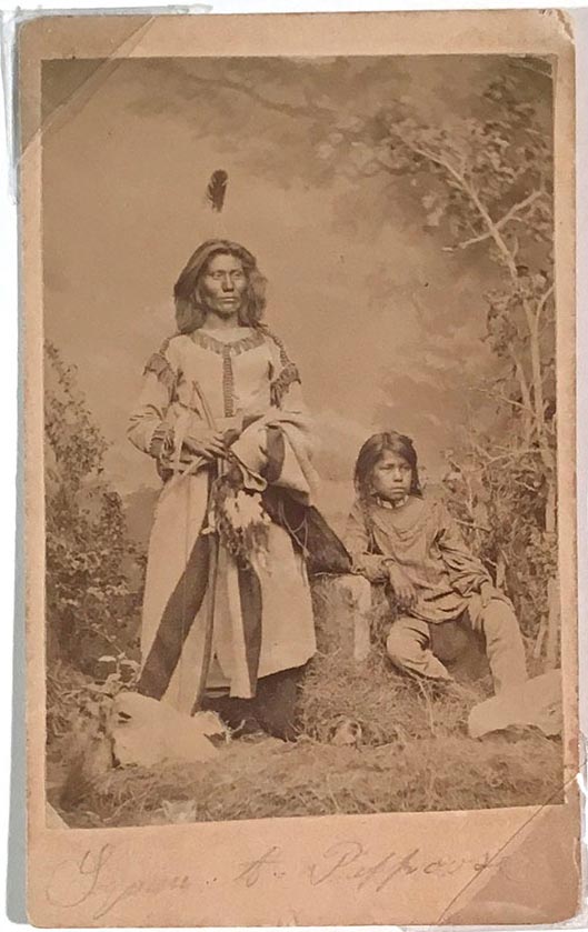 Squaw & Pappoose / Papoose (Скво и индеец), 1865-1868