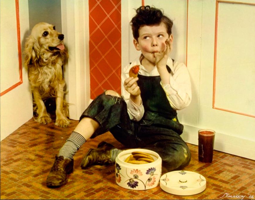 Boy with cookies (Мальчик с печеньем), c.1936