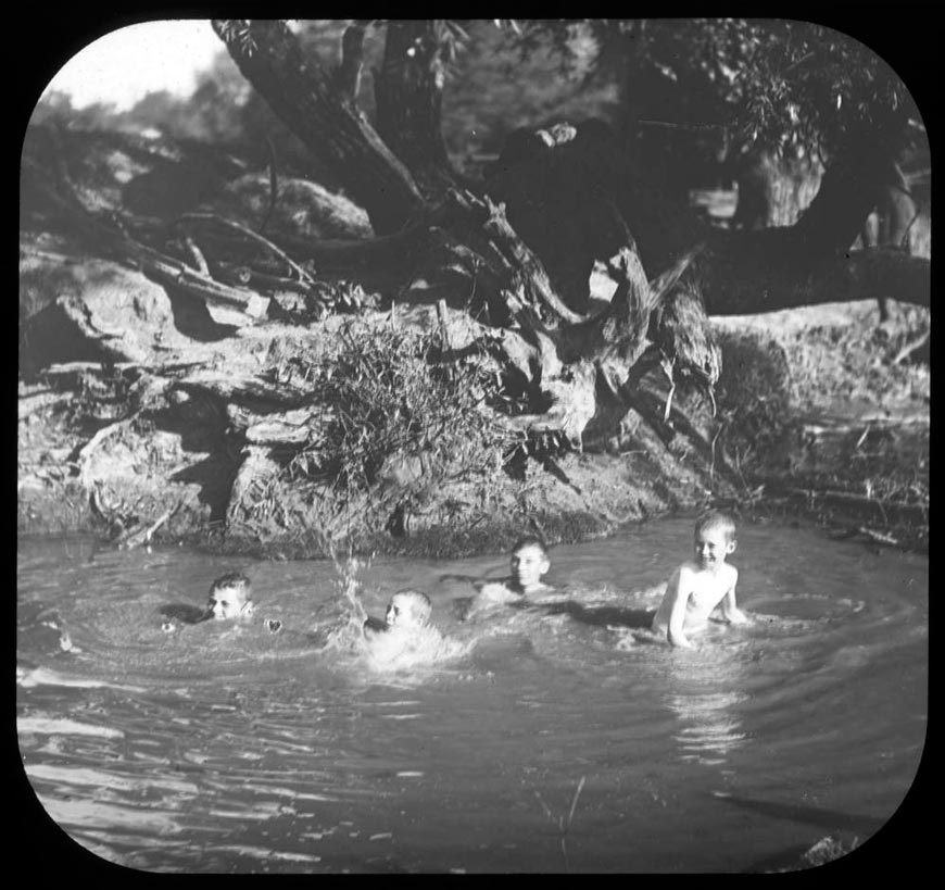 Swimming in Duck Creek (Купание в Утином ручье), 1870-1885