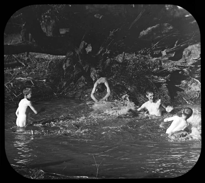 Swimming in Duck Creek (Купание в Утином ручье), 1870-1885