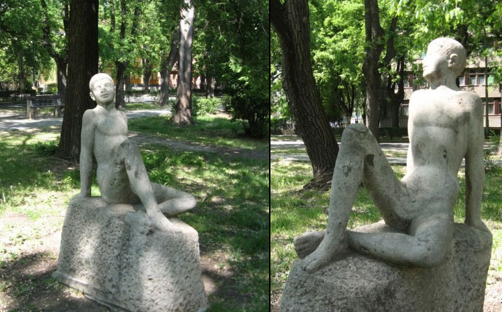 Ülő fiú (Сидящий мальчик), 1978