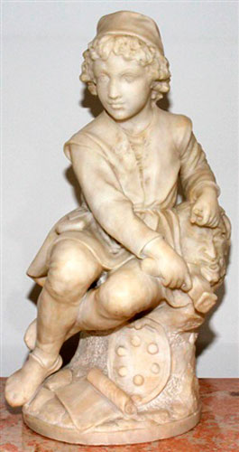 A Young Sculptor (Юный скульптор), c.1880