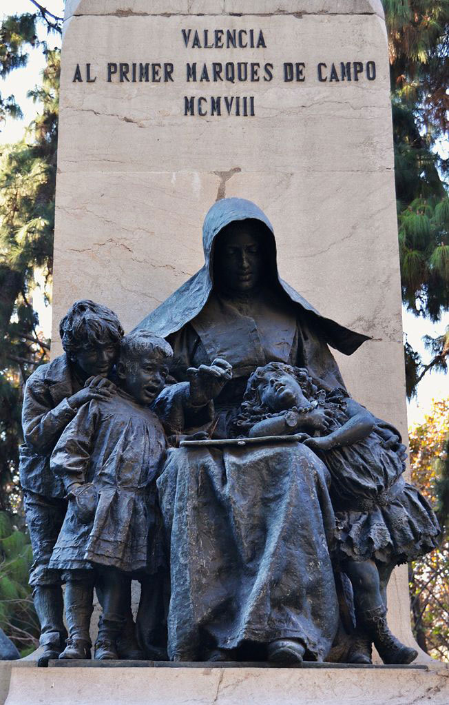 La Caritat, Monument to Marqués de Campo (Милосердие. Памятник Маркизу де Кампо) 