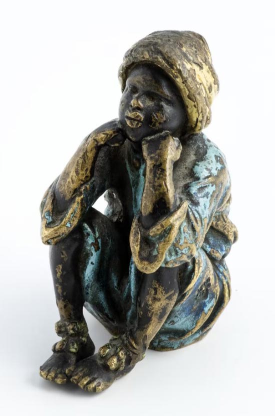 Sitting arab boy (Сидящий мальчик-араб), 1890–1920