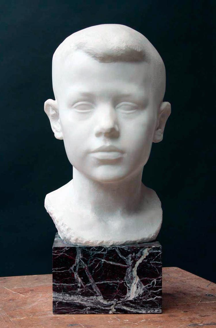 Charles Buxin, fils de l'artiste, à 14 ans (Шарль Букси, сын художника, в 14 лет), 1968