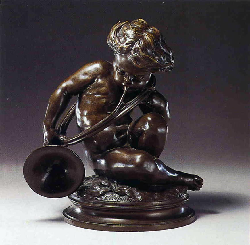 Putto Blowing a Horn (Путто дует в горн)