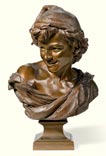 Laughing Neapolitan boy (Смеющийся неаполитанский мальчик) bronze/бронза 53cm