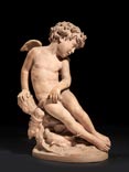 L'Amour blessé (Раненый купидон), 1873 terracotta/терракотта 74cm