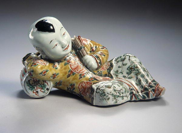 Figure of a Recumbent Boy (Фигурка лежащего мальчика), Kangxi period (1662-1722)