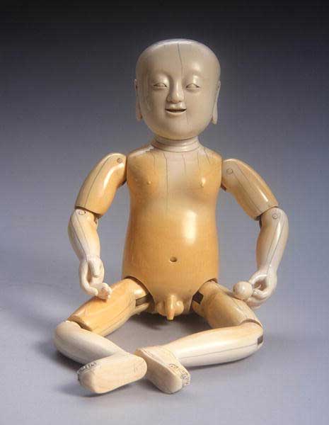 Articulated Figure of a Boy (Сочлененная фигурка мальчика), Kangxi period (1662-1722)