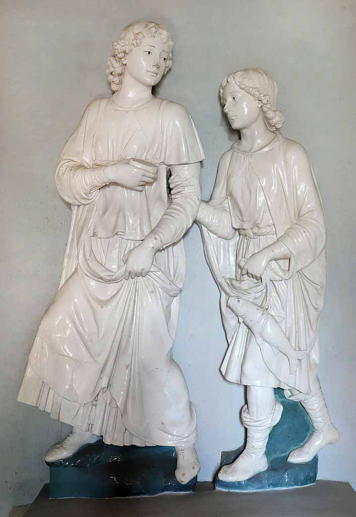 Tobiolo e l'angelo (Тобиас и ангел), c.1475