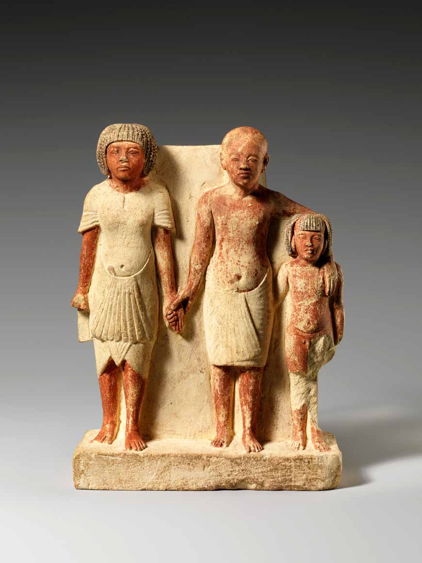 Two men and a boy (Двое мужчин и мальчик), c.1353–1336 B.C.