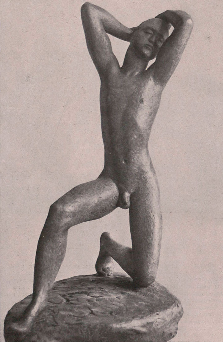 Kniender Jüngling (Коленопреклонённый юноша), 1922