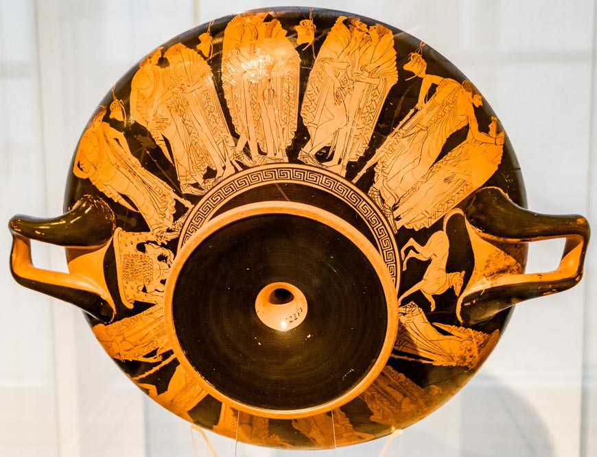 Untitled / Warrior and boy in aedicula (Без названия / Воин и мальчик в эдикуле), c.340 B.C.