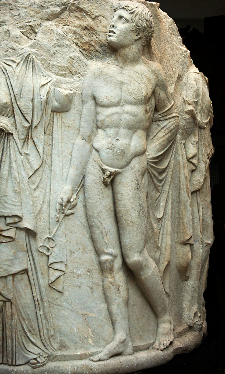 Hermes Psychopompos, leader of souls into the underworld (Гермес Психопомп, проводник душ в подземном царстве), 325-300 B.C.