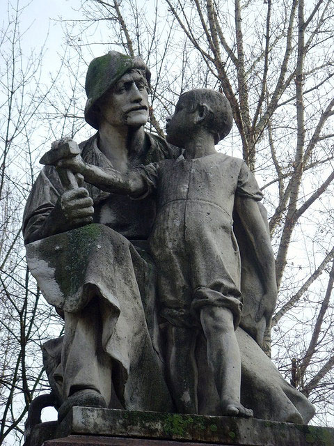 Handwerker mit Sohn (Рабочий с сыном), 1898