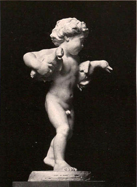 Putto mit Enten (Путто с утками), 1918