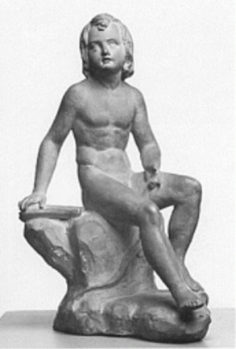 Siddende Amor (Сидящий купидон), 1838