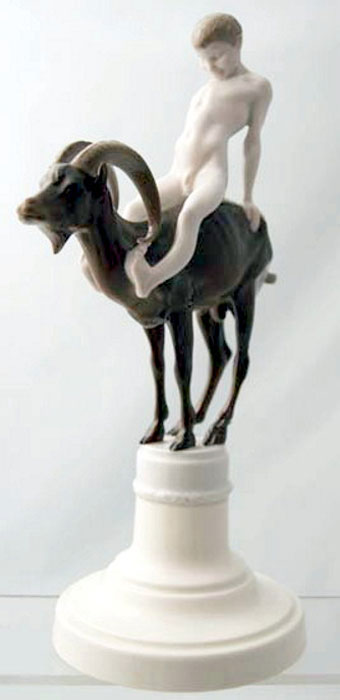 Nude Boy Riding a Ram (Capriccio) (Нагой мальчик верхом на баране), 1920