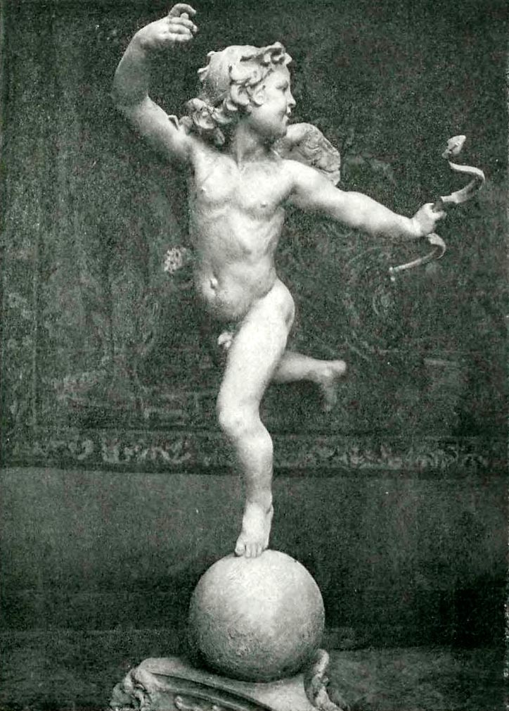 Cupid on the ball (Купидон на шаре), c.1900