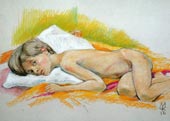 Lying boy