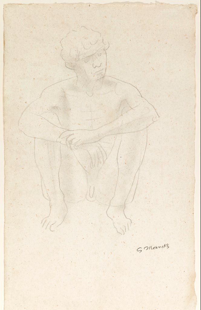 Squatting Boy (Мальчик на корточках), 1930-1939