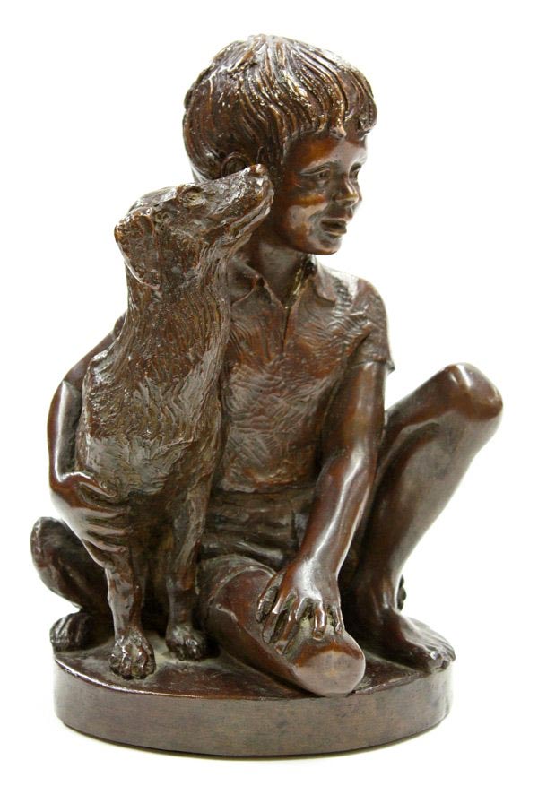 Boy with dog (Мальчик с собакой), 1974