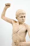 [Throwing boy / Бросающий мальчик], XIX-XX detail