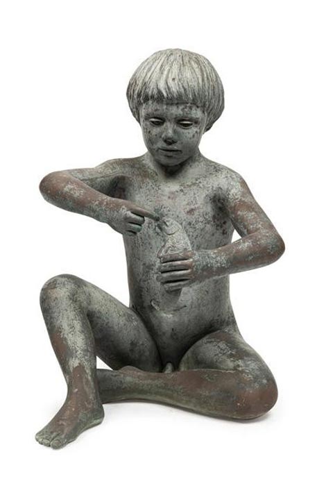 Boy with fish (Мальчик с рыбой), 1979