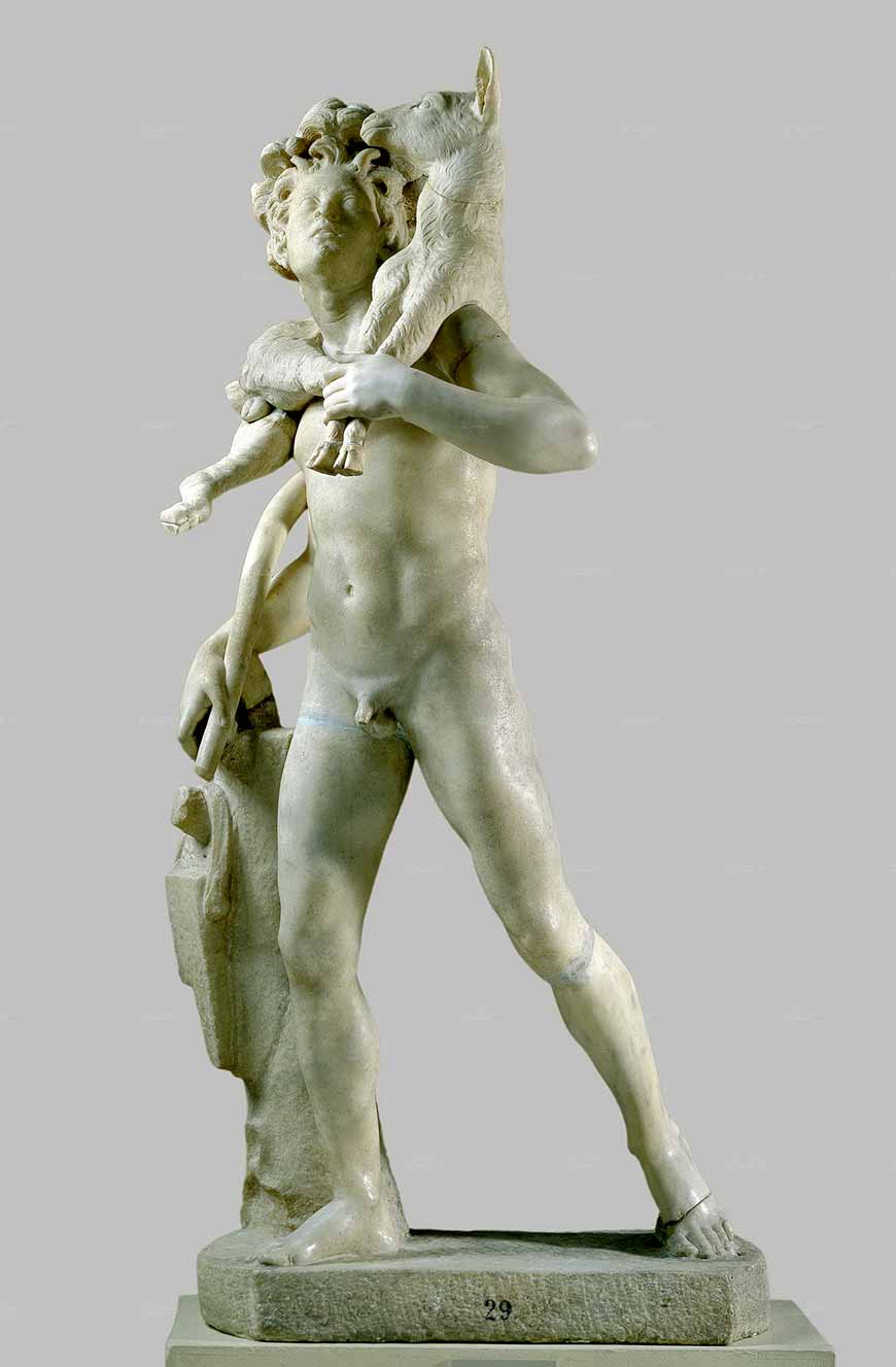 Faun with kid (Фавн с ягнёнком), 150-130 B.C.