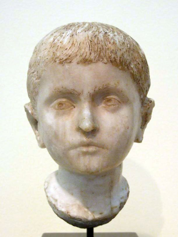 Bust of a Young Boy (Бюст мальчика), II A.D. Antonine period