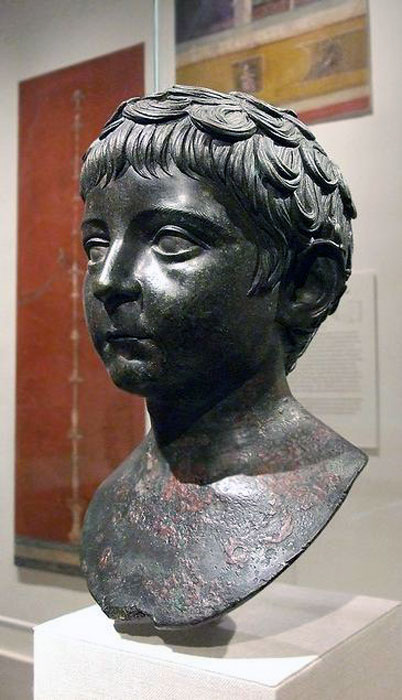 Bust of a Young Boy (Бюст мальчика), c. 50-68 A.D.