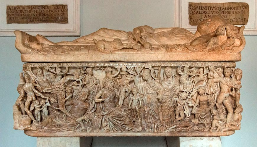 Sarcophagus for a dead boy (Саргофаг умершего мальчика), 300-400