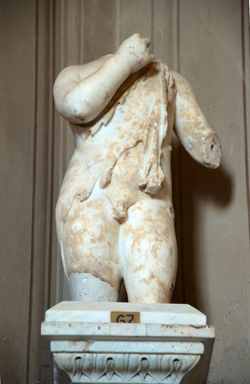 Boy with a dog in his arms (Мальчик с собакой на руках), late Hellenistic (II-I B.C.)