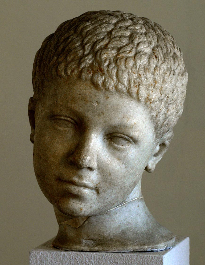 Portrait of a boy (Бюст мальчика), late II B.C.