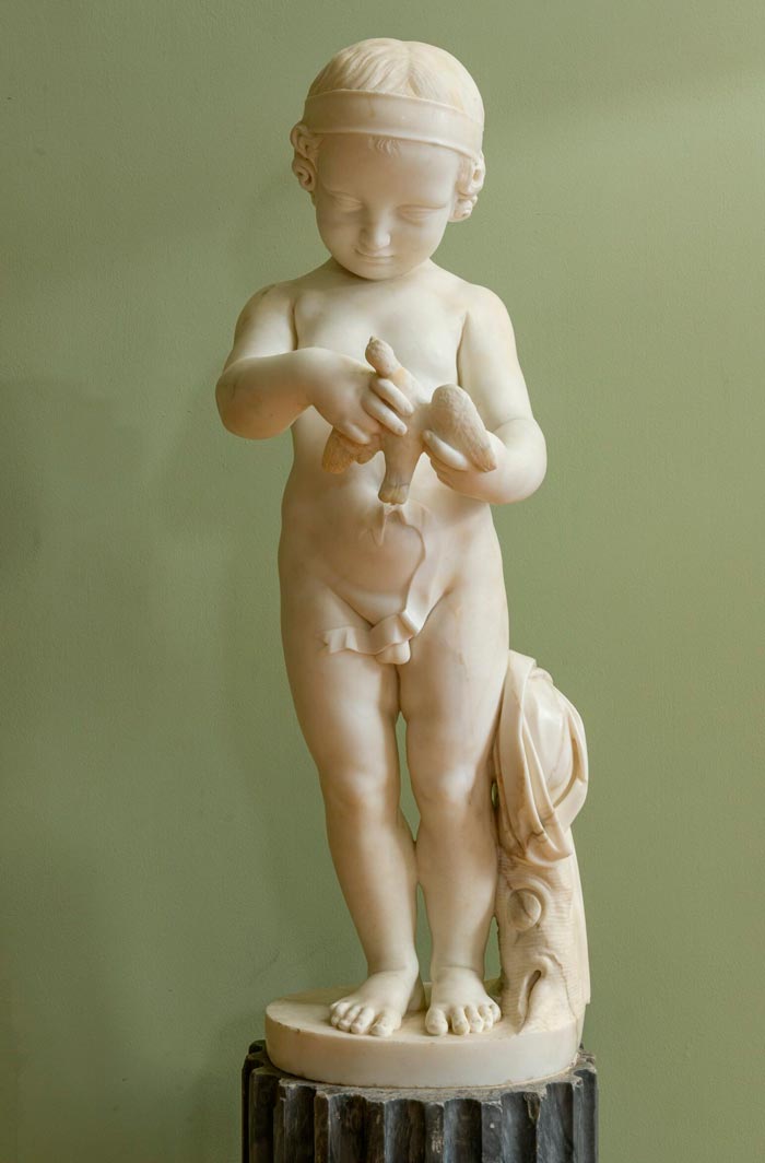 Little boy with a bird (Мальчик с птицей), II A.D.