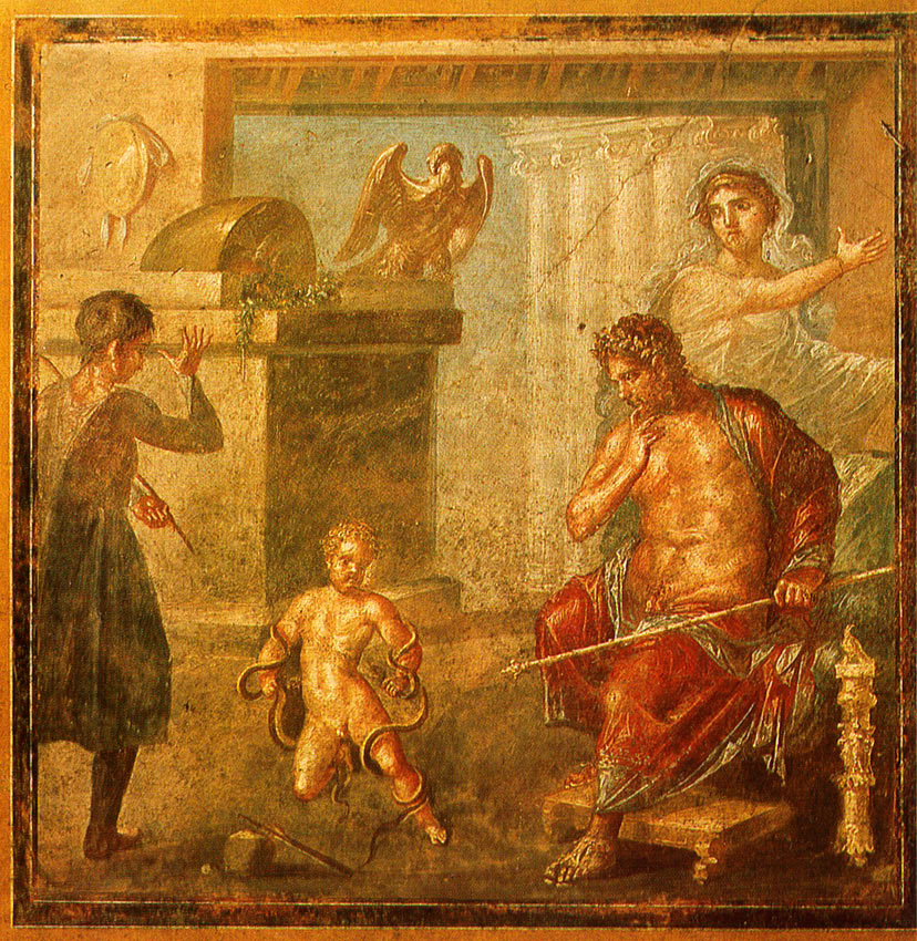 Young Heracles, strangling the snakes (Юный Геракл, душащий змей), 60-70s