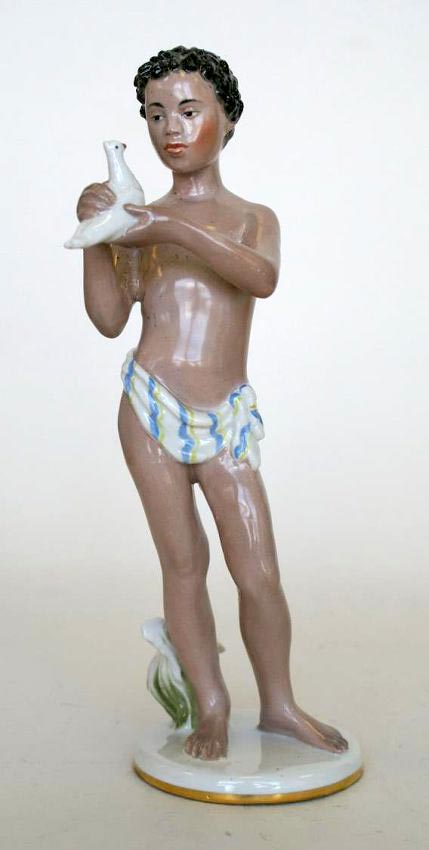 Негритянский мальчик с голубем (Negro boy with a dove), 1957