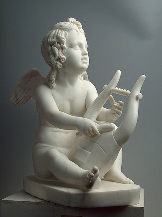 Den Lyrespillende Amor (Амур, играющий на лире), c.1819