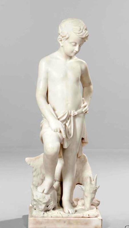 Boy with a Goat (Мальчик с козой), XIX