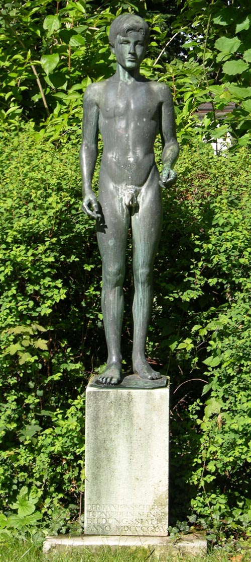 Denkmal des Kantonsschülerturnvereines KTV der Alten Kantonsschule Aarau (Памятник студенческому гимнастическому клубу (KTV) старой кантональной школы Арау), 1930