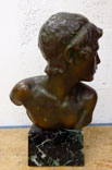 Buste d'adolescent (Бюст подростка), vers.1920; bronze/бронза 36cm