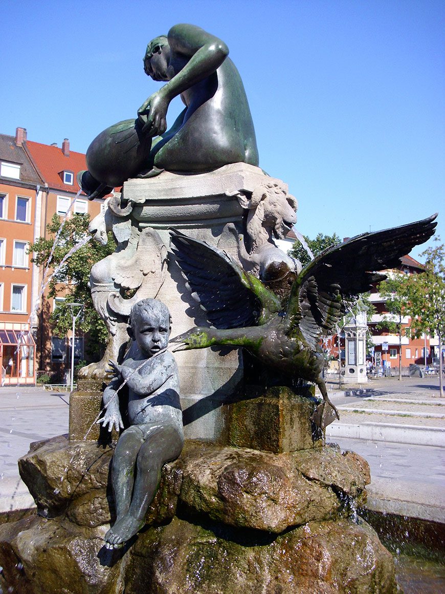 Der Nymphenbrunnen (Фонтан нимфы), 1895