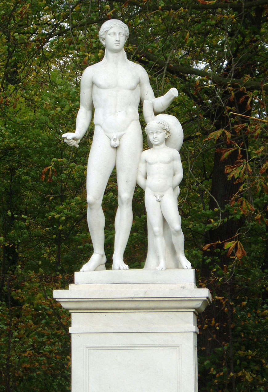 Apollo mit dem Merkurknaben (Аполлон с мальчиком Меркурием), 1859