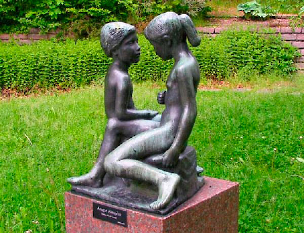 Samspråk vid badet (Диалог в бане), 1957