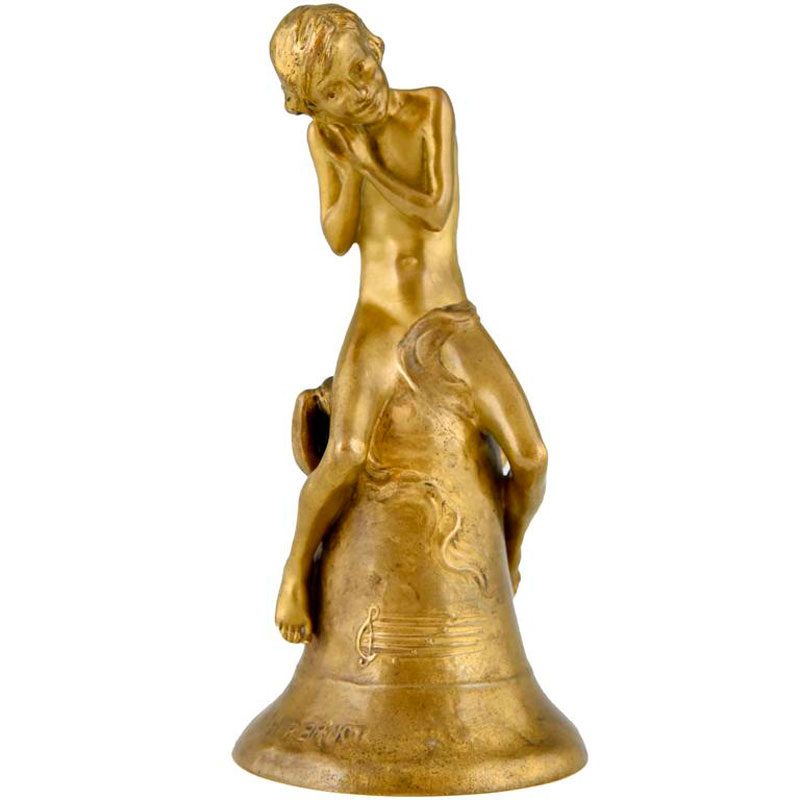 Nude boy on the bell (Нагой мальчик на колоколе), c.1910