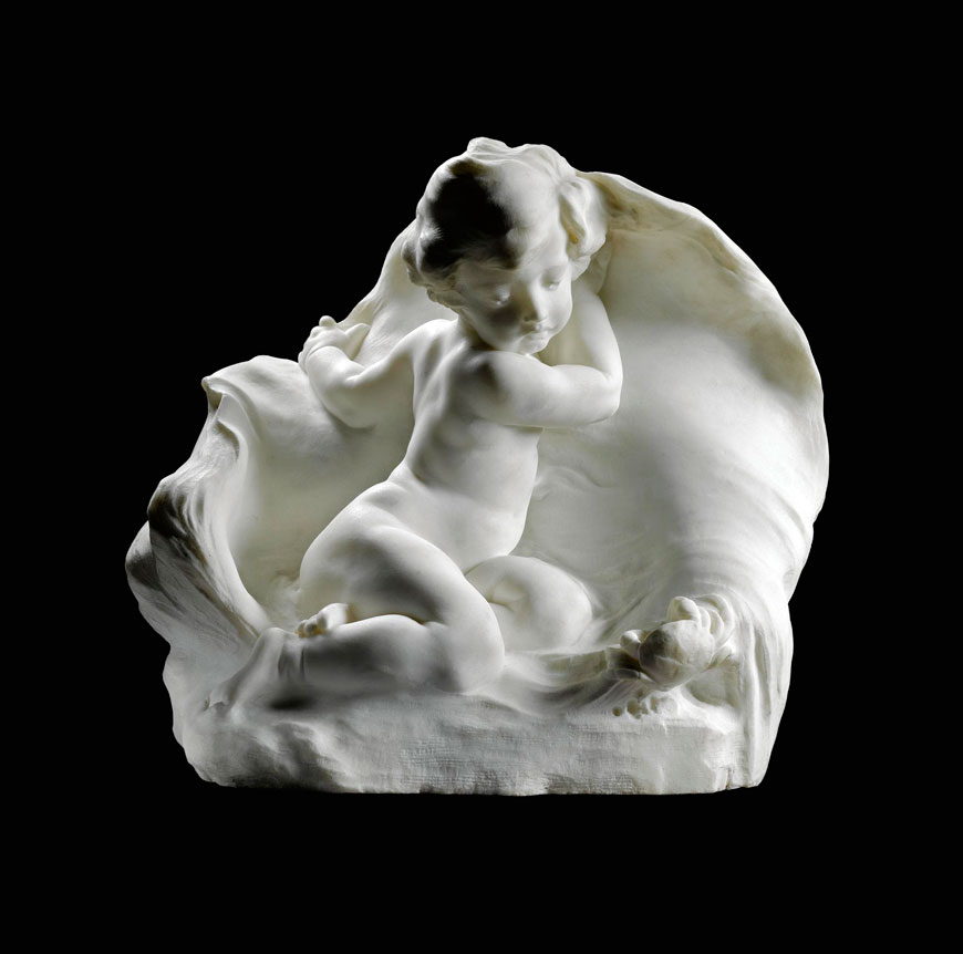 A putto in a shell (Путти в раковине)