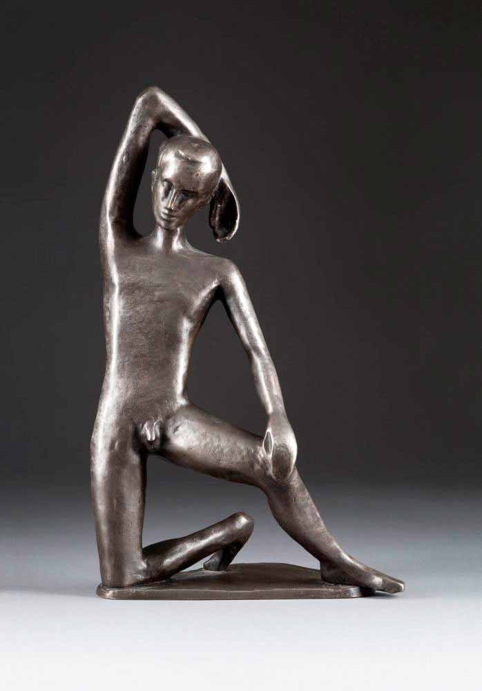 Kniender Knabenakt (Коленопреклонённый обнажённый мальчик), 1954